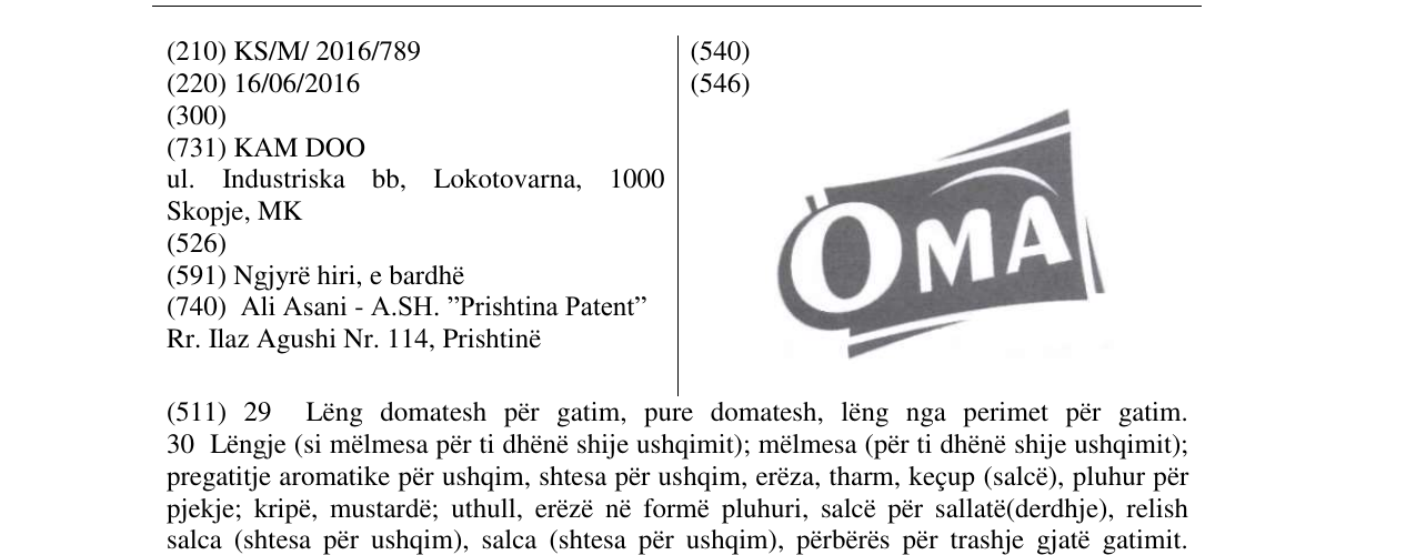 Zëri i markës OMA në buletin