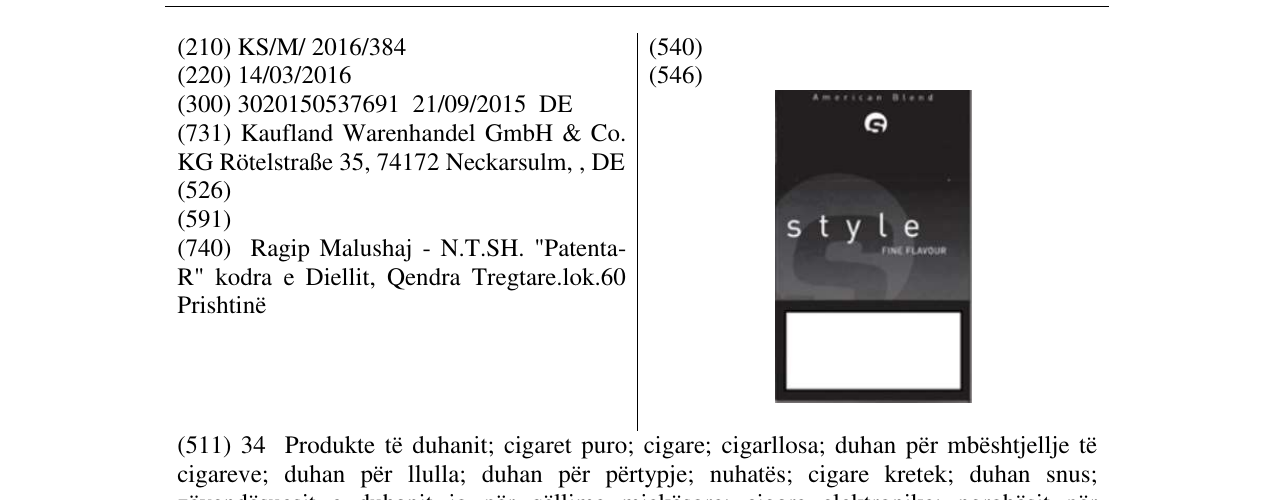 Zëri i markës style në buletin