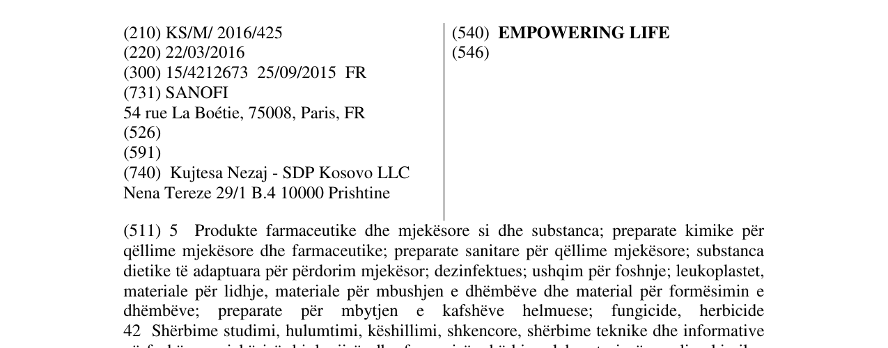 Zëri i markës EMPOWERING LIFE në buletin
