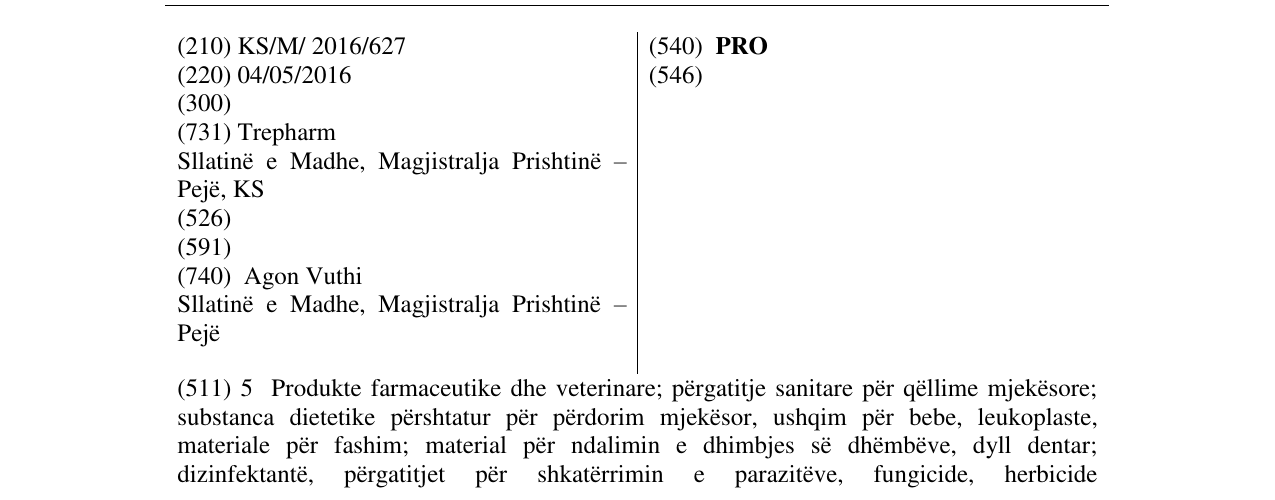 Zëri i markës PRO në buletin