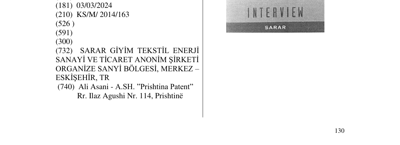 Zëri i markës INTERVIEW SARAR në buletin