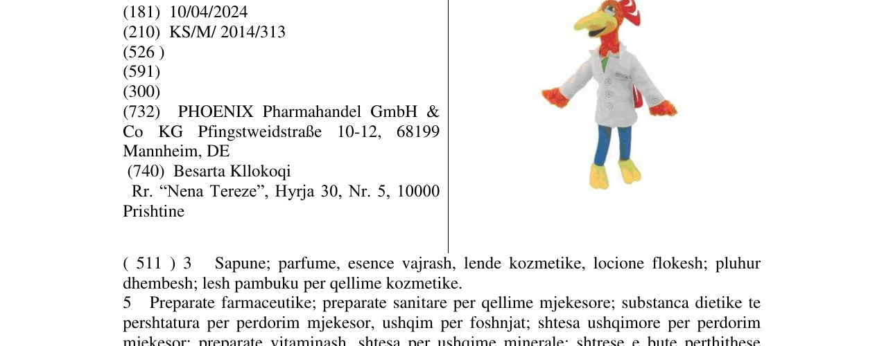 Zëri i markës Markë figurative në buletin