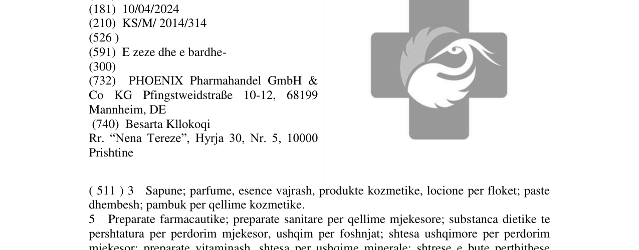 Zëri i markës Markë figurative në buletin