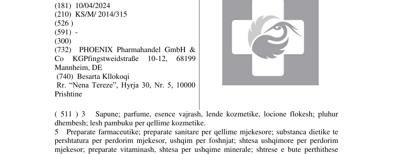 Zëri i markës Markë figurative në buletin