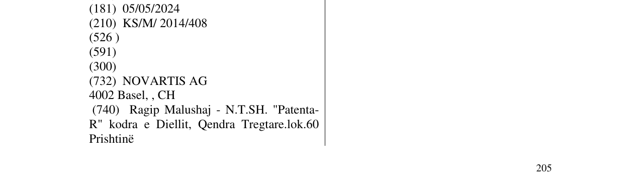 Zëri i markës SIGNIFOR në buletin