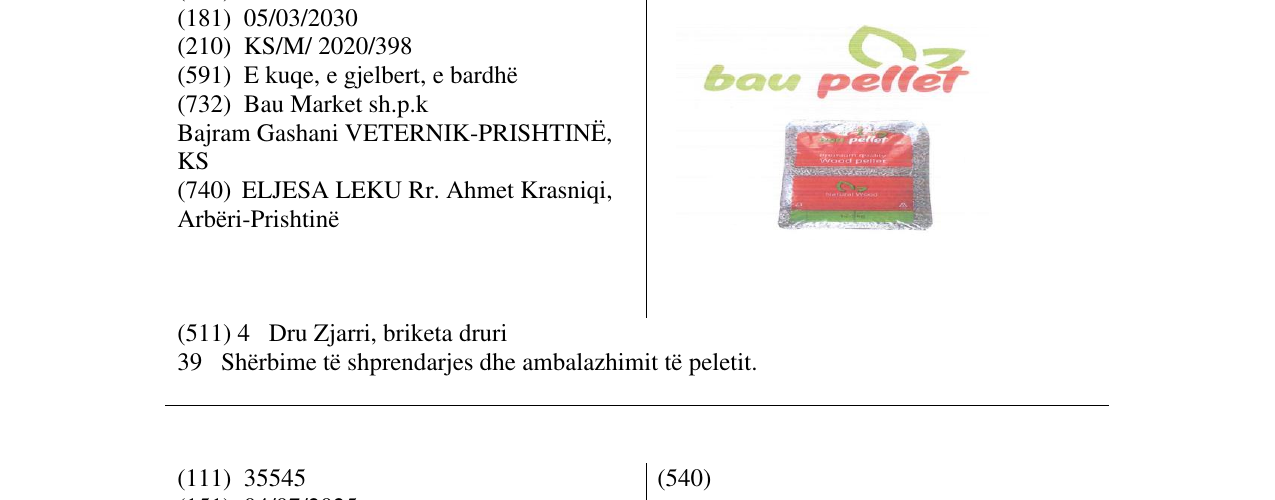 Zëri i markës bau pellet në buletin