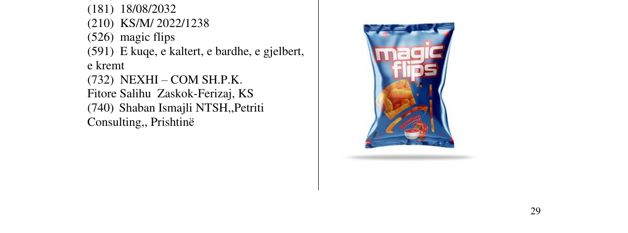 Zëri i markës Markë figurative në buletin