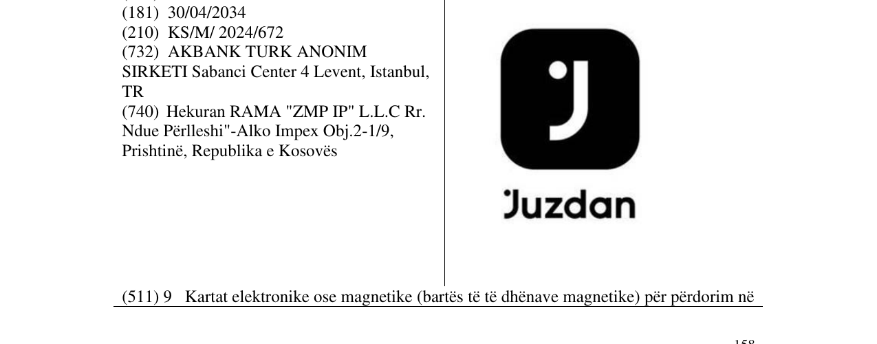 Zëri i markës Juzdan në buletin