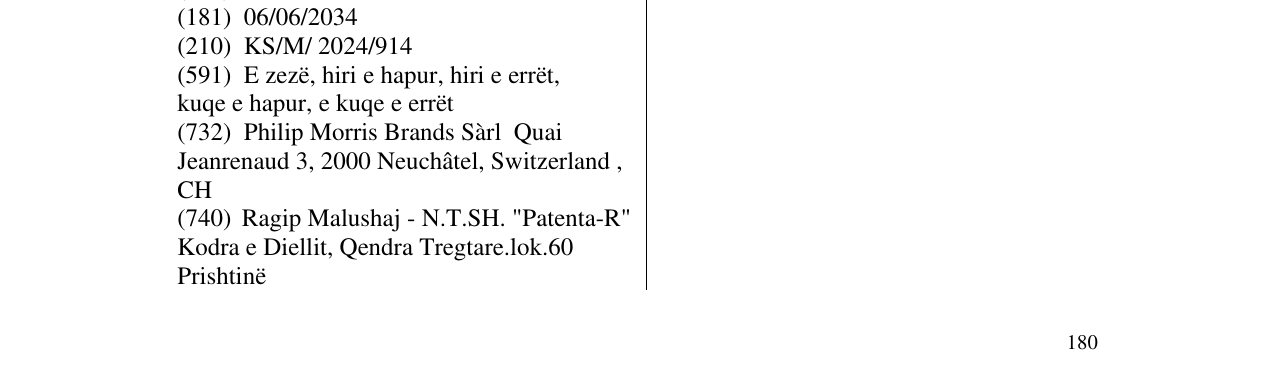 Zëri i markës Marlboro red titsnium edition në buletin