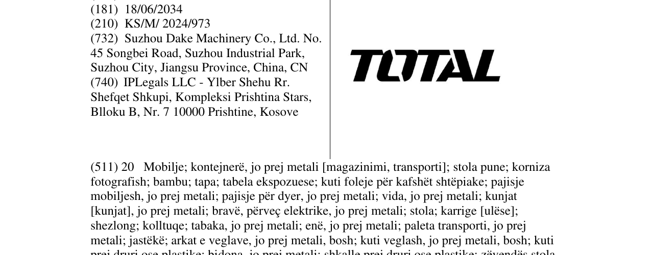Zëri i markës TOTAL në buletin