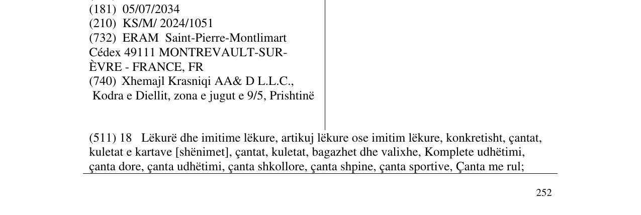 Zëri i markës GEMO në buletin