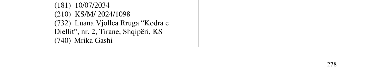 Zëri i markës LULU në buletin