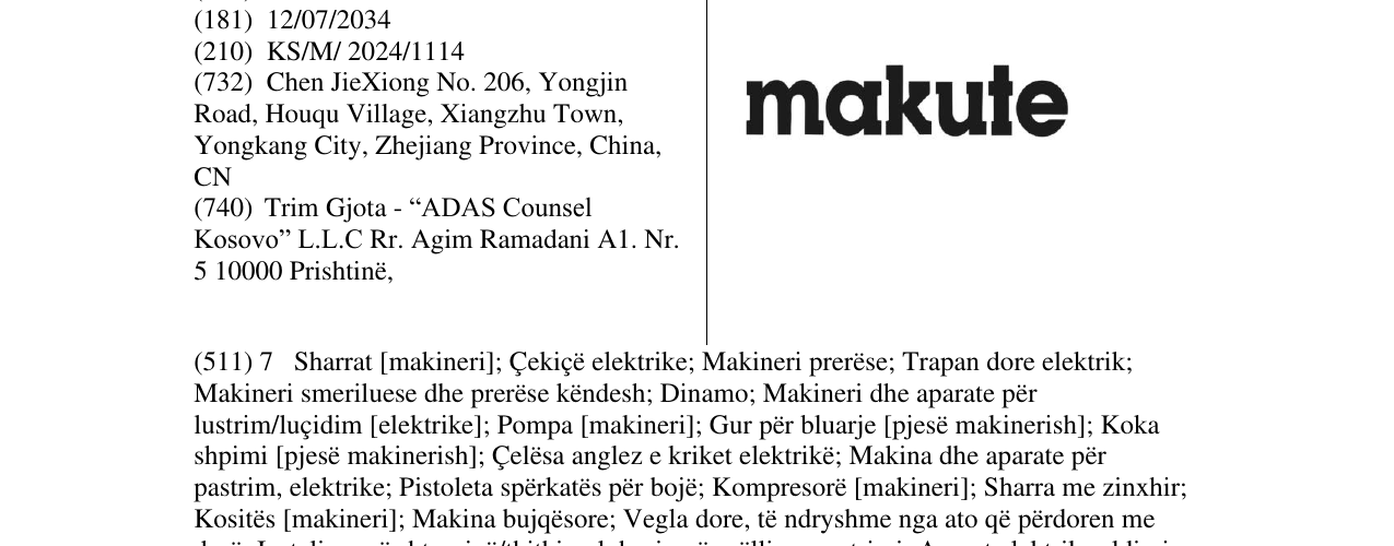 Zëri i markës makute në buletin