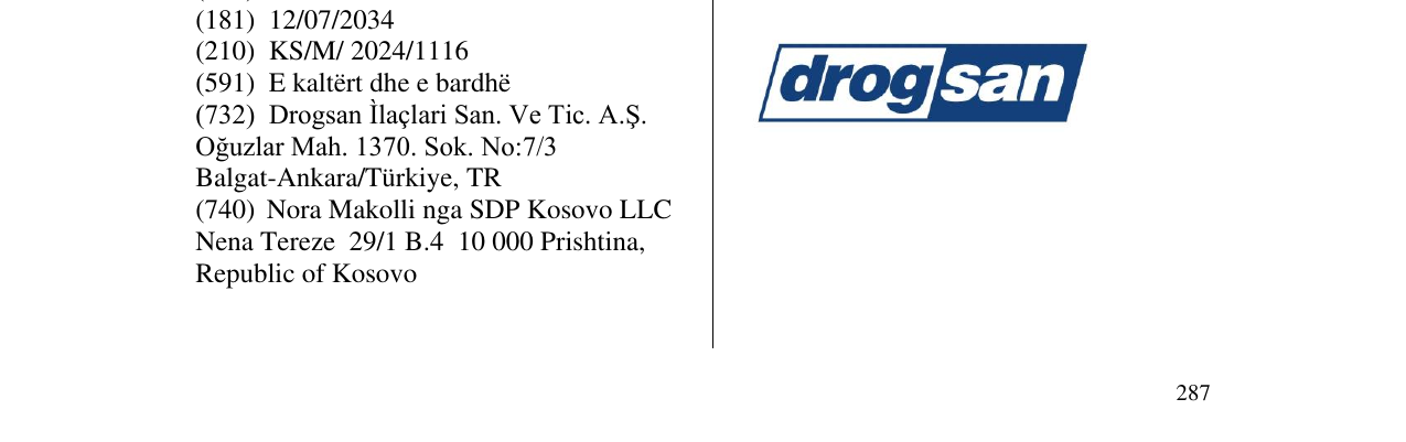Zëri i markës drogsan në buletin