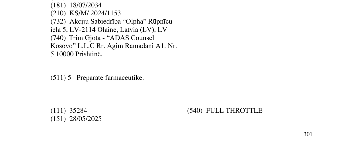 Zëri i markës Nitromag në buletin