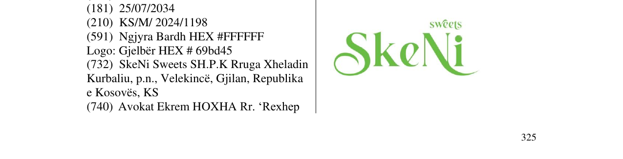 Zëri i markës skeni në buletin