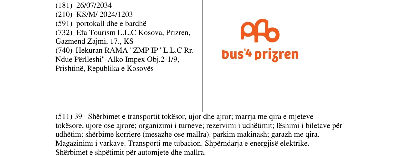 Zëri i markës bus4 prizren në buletin