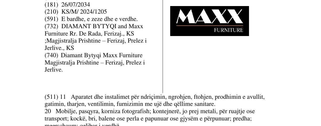 Zëri i markës Markë figurative në buletin