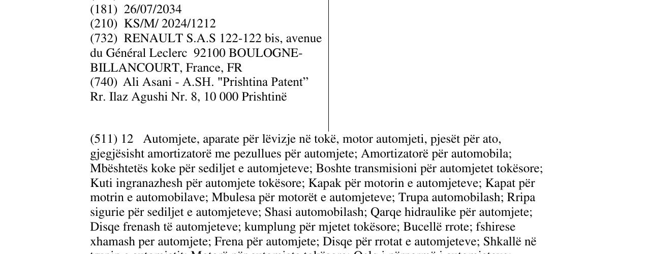 Zëri i markës TWINGO në buletin