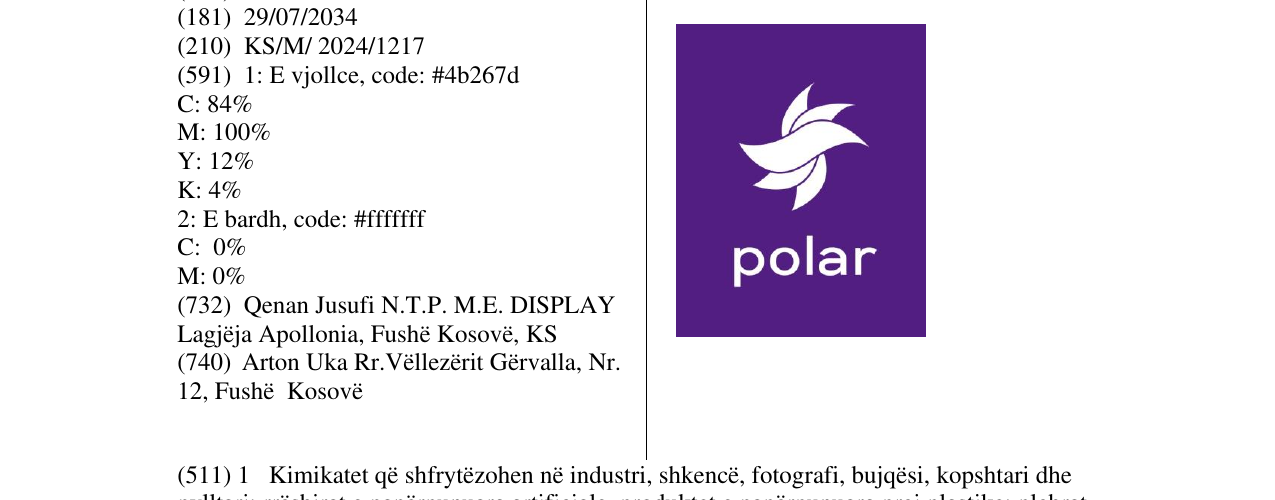 Zëri i markës polar në buletin