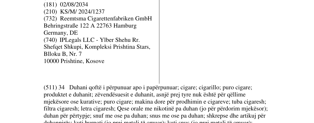 Zëri i markës DUAL FUSION në buletin