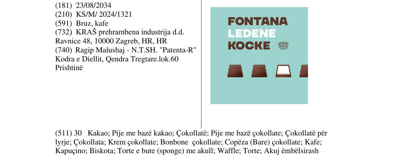 Zëri i markës Markë figurative në buletin
