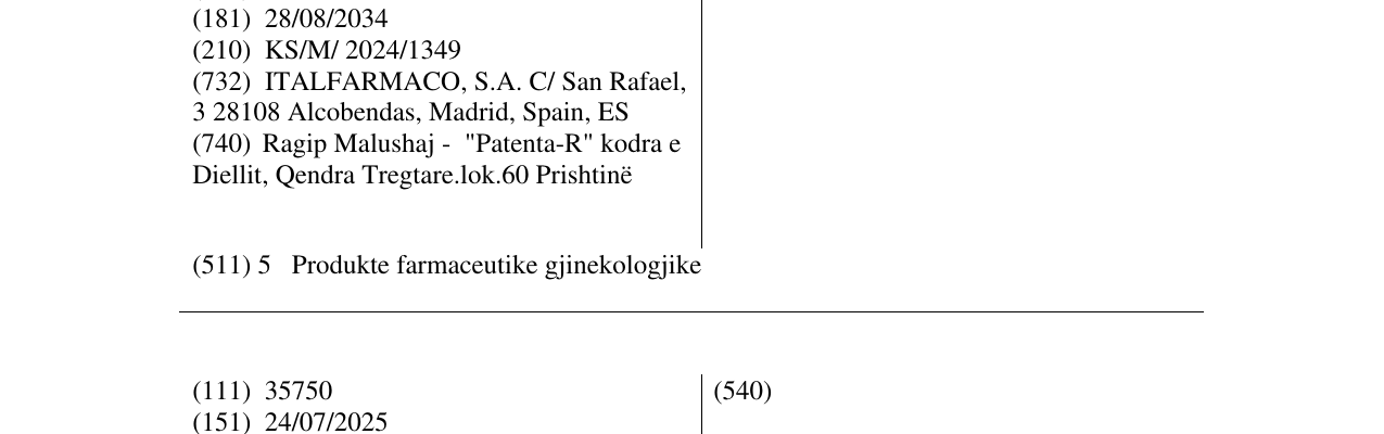 Zëri i markës BLISSEL në buletin