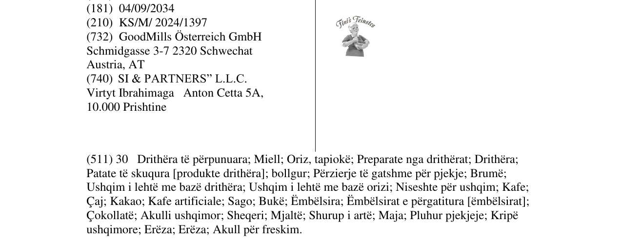 Zëri i markës Markë figurative në buletin