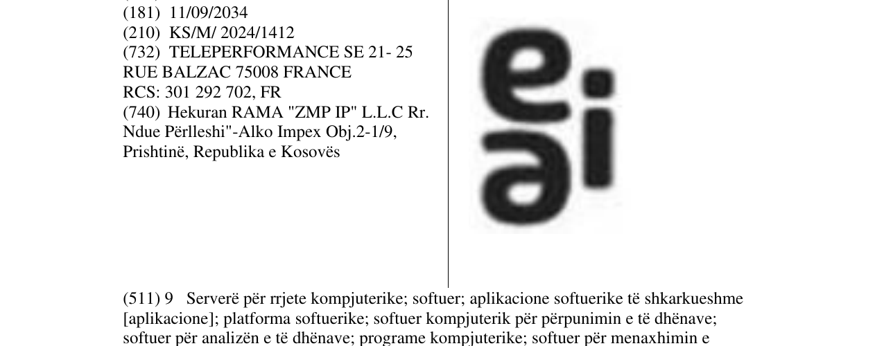 Zëri i markës EIE në buletin