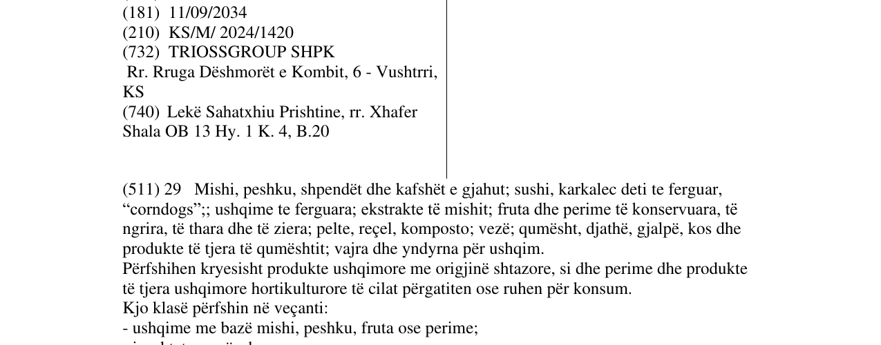 Zëri i markës MONDO në buletin