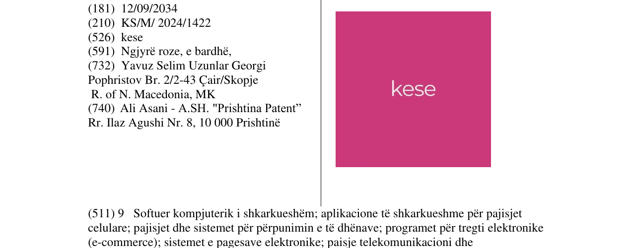 Zëri i markës kese në buletin