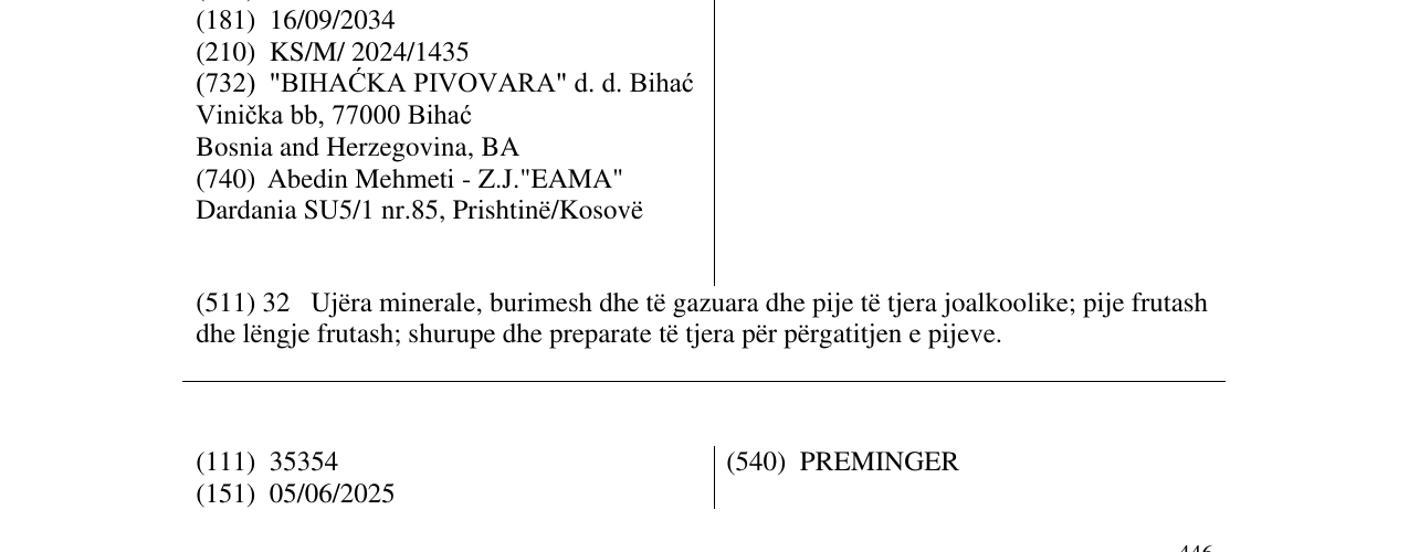 Zëri i markës LIPA në buletin