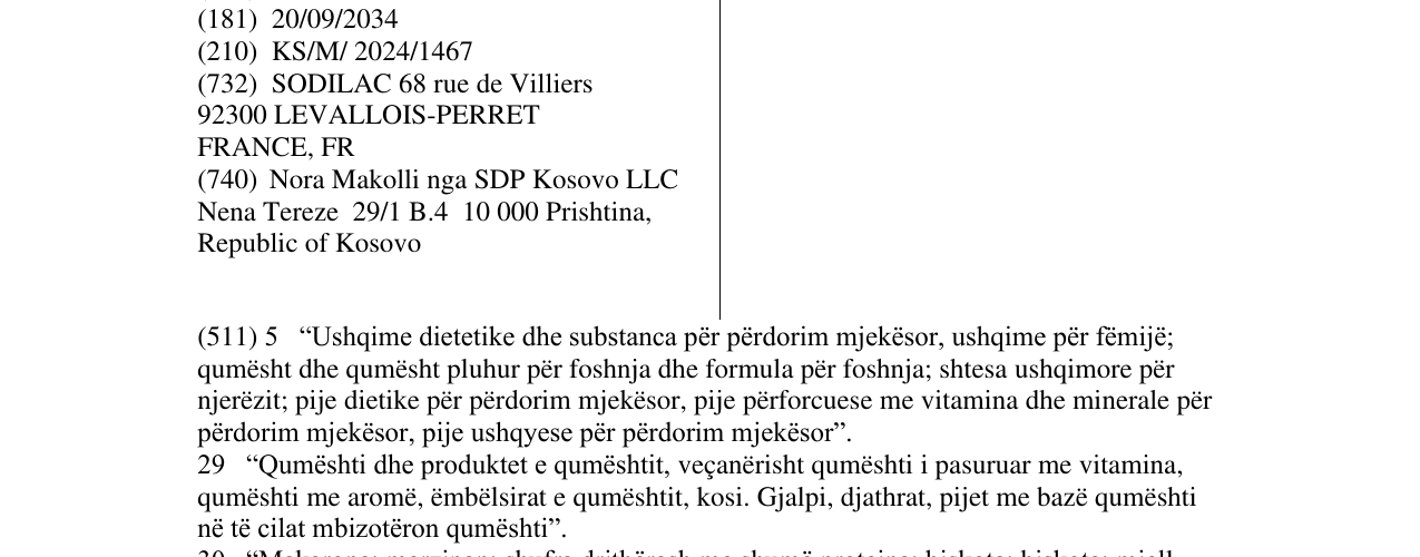 Zëri i markës MUM BOOST në buletin