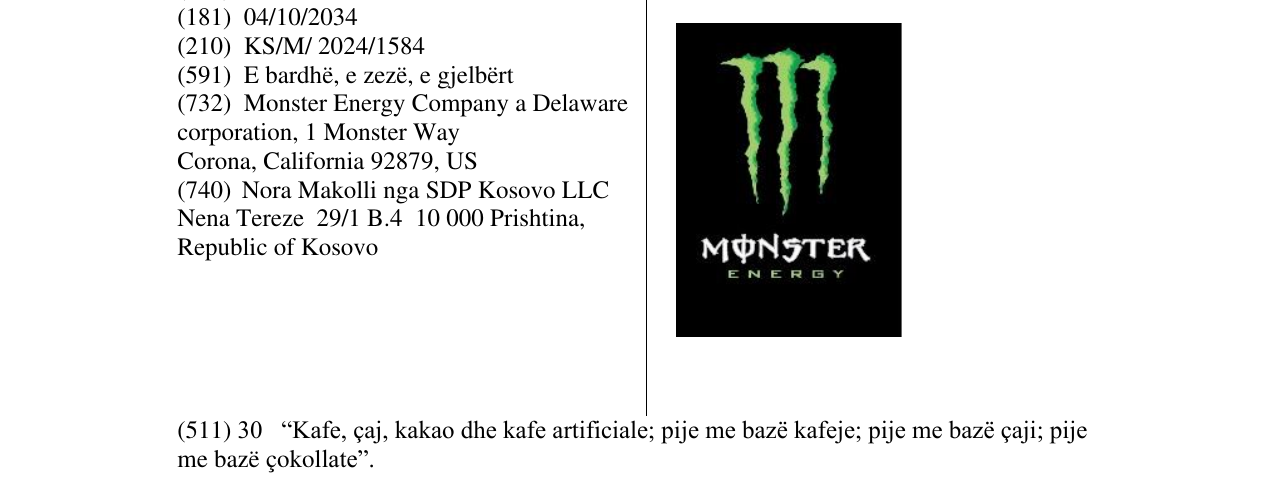 Zëri i markës MONSTER në buletin