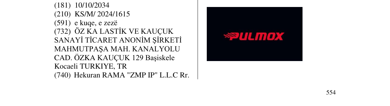 Zëri i markës pulmox në buletin