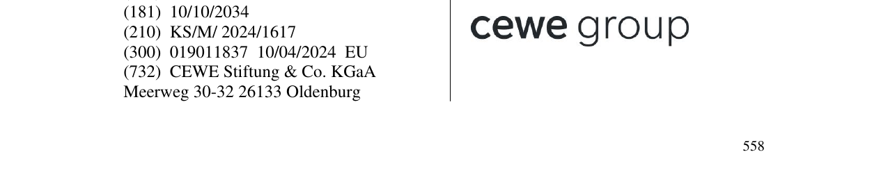 Zëri i markës cewe group në buletin