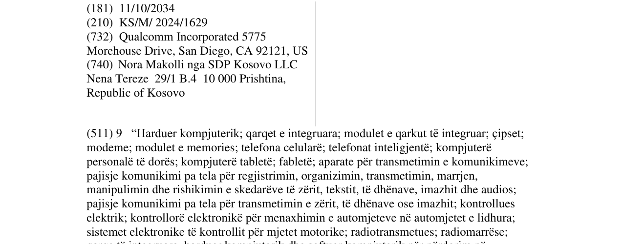 Zëri i markës SNAPDRAGON në buletin