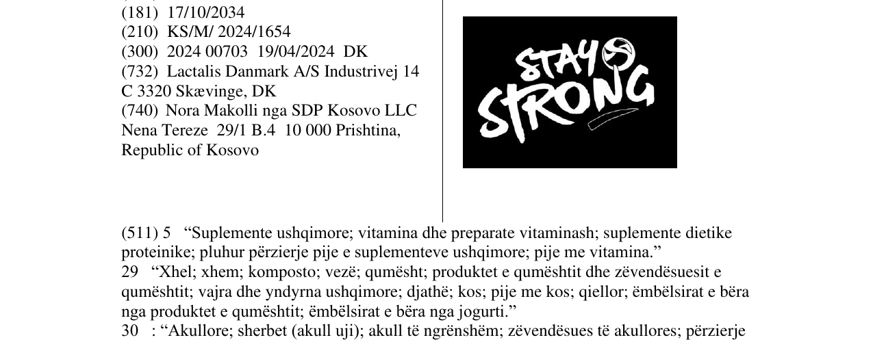 Zëri i markës STAY STRONG në buletin