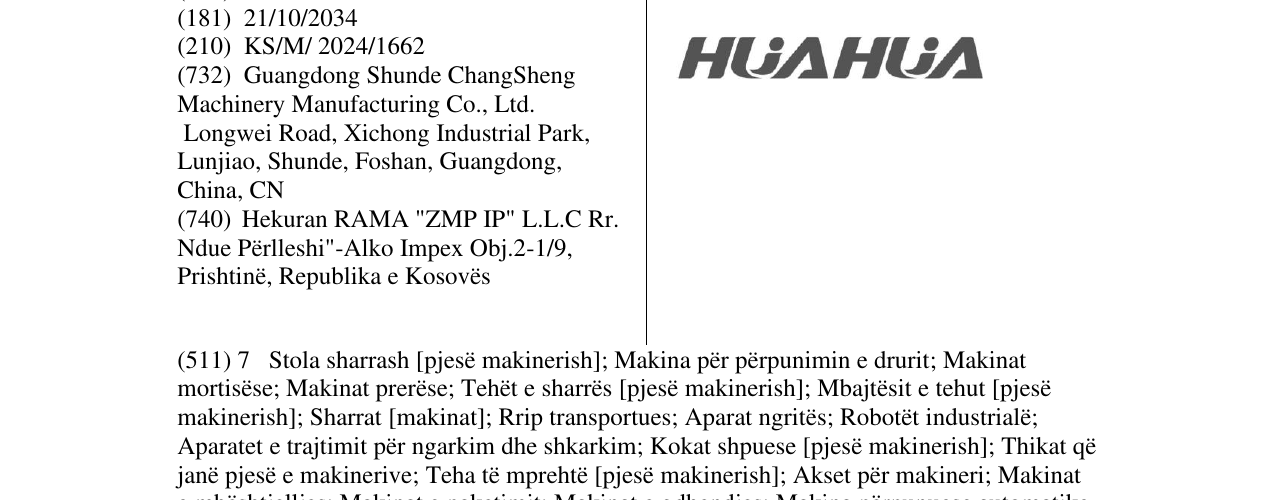Zëri i markës HUAHUA në buletin