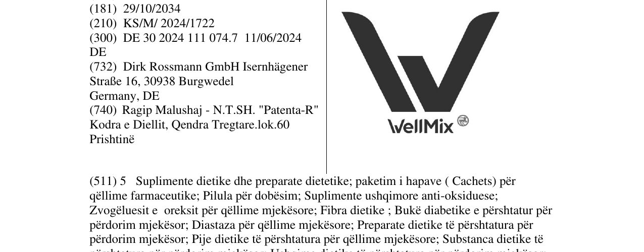 Zëri i markës WellMix në buletin
