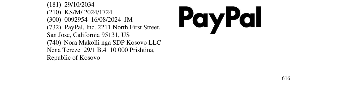 Zëri i markës PayPal në buletin