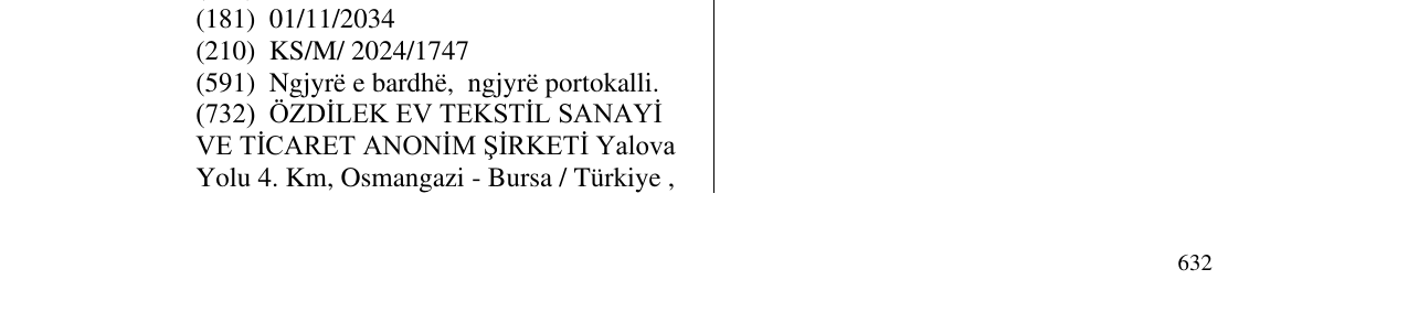 Zëri i markës Ozdilek në buletin