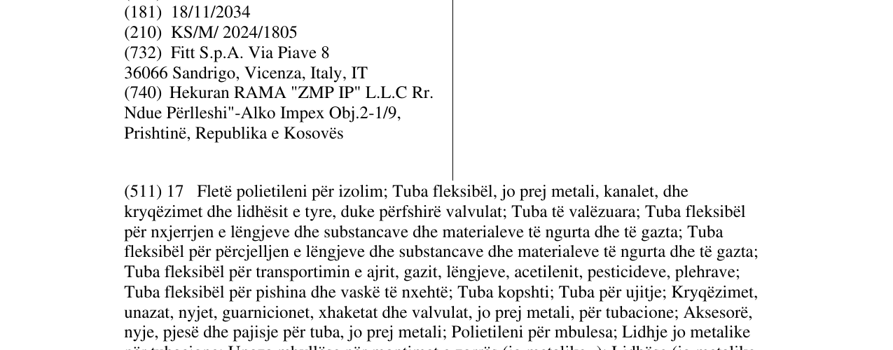 Zëri i markës FITT në buletin