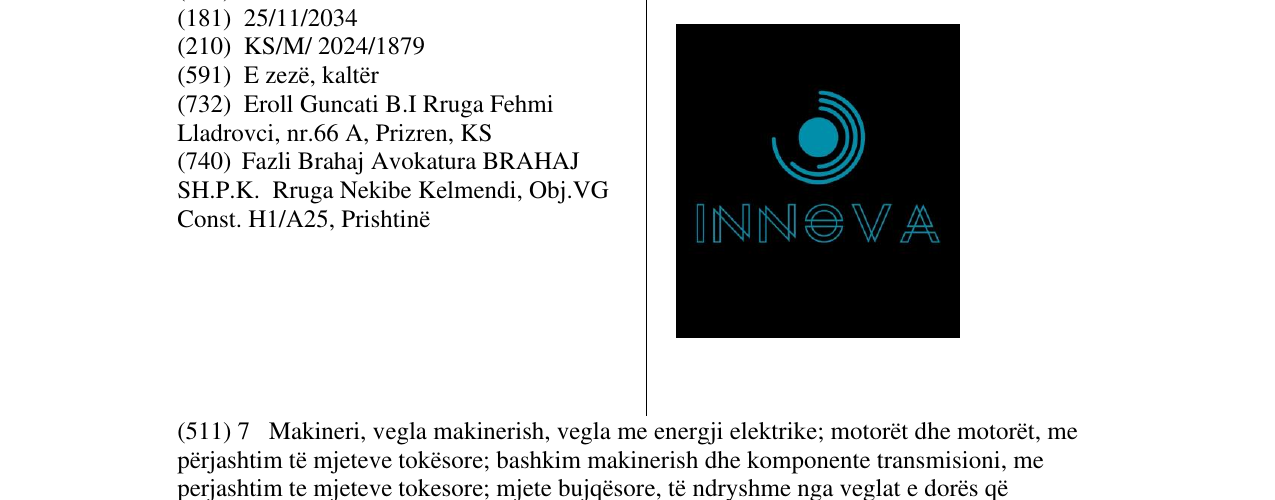 Zëri i markës INNOVA në buletin