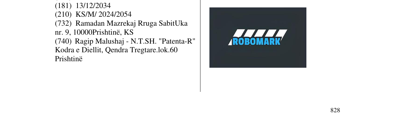 Zëri i markës ROBOMARK në buletin