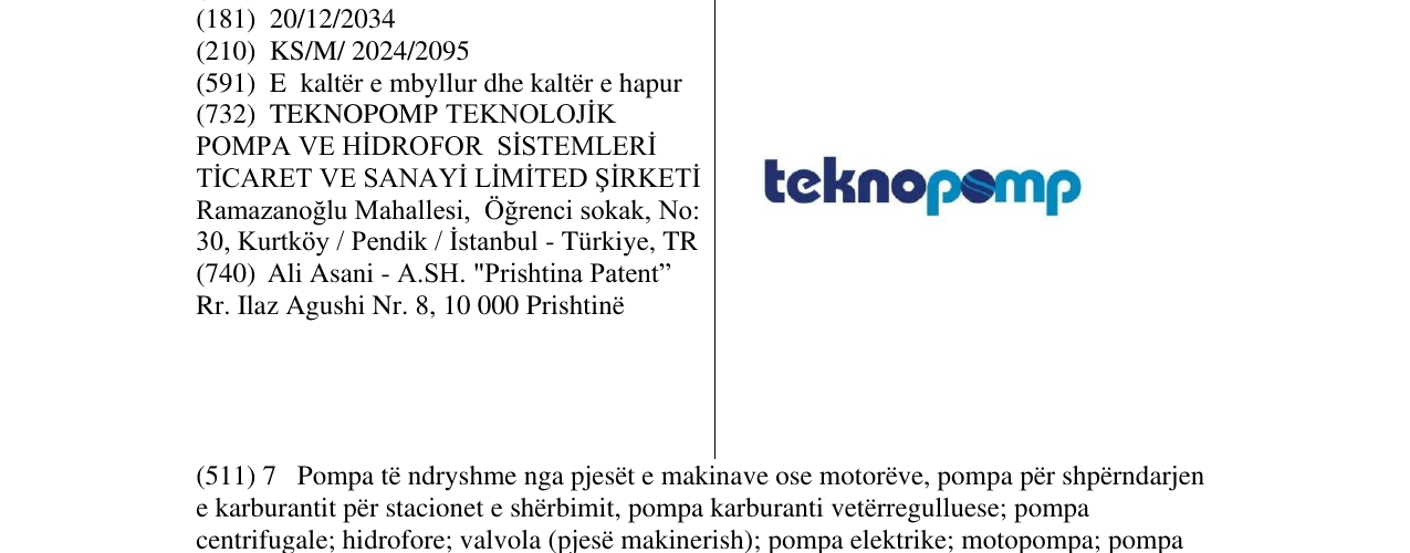 Zëri i markës teknopomp në buletin