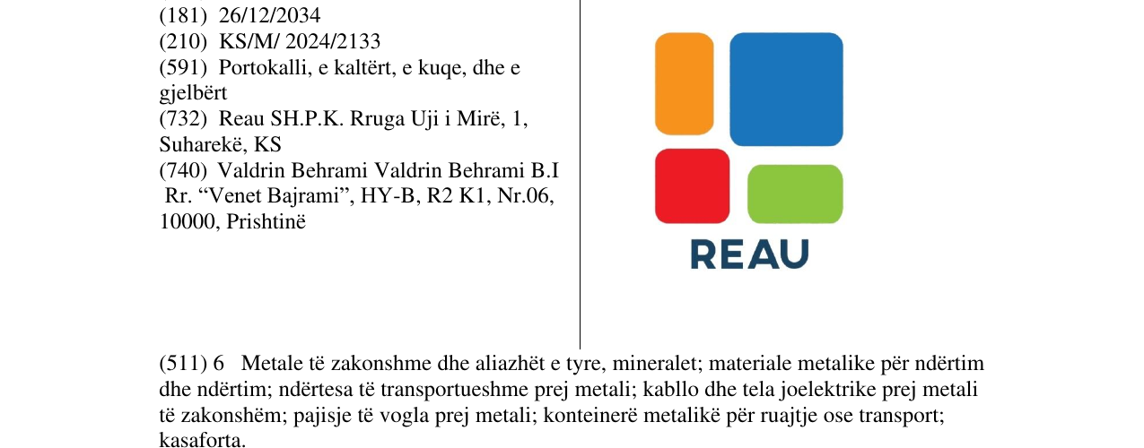 Zëri i markës REAU në buletin