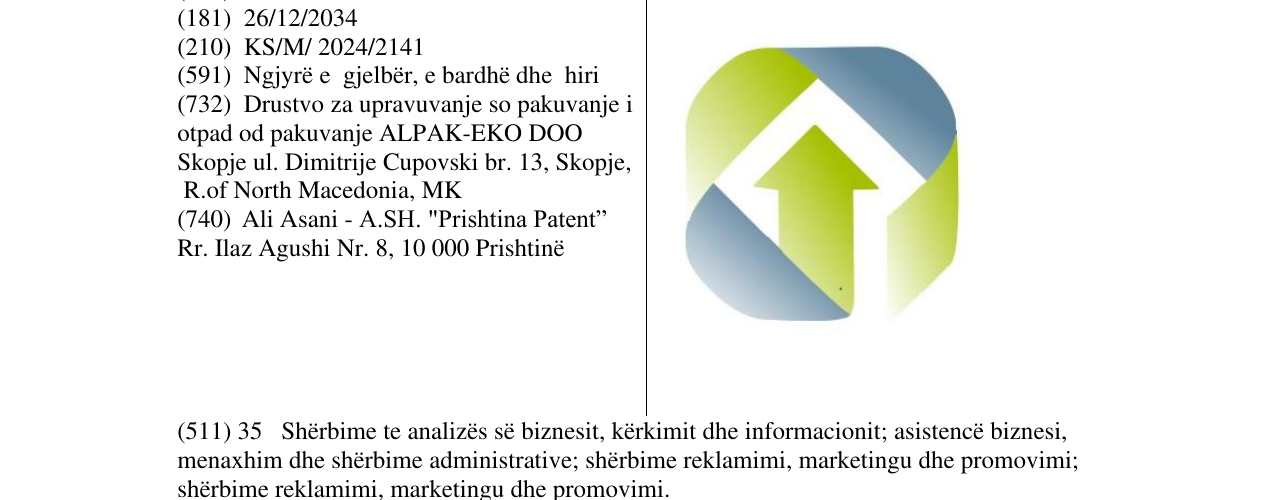 Zëri i markës alpak në buletin