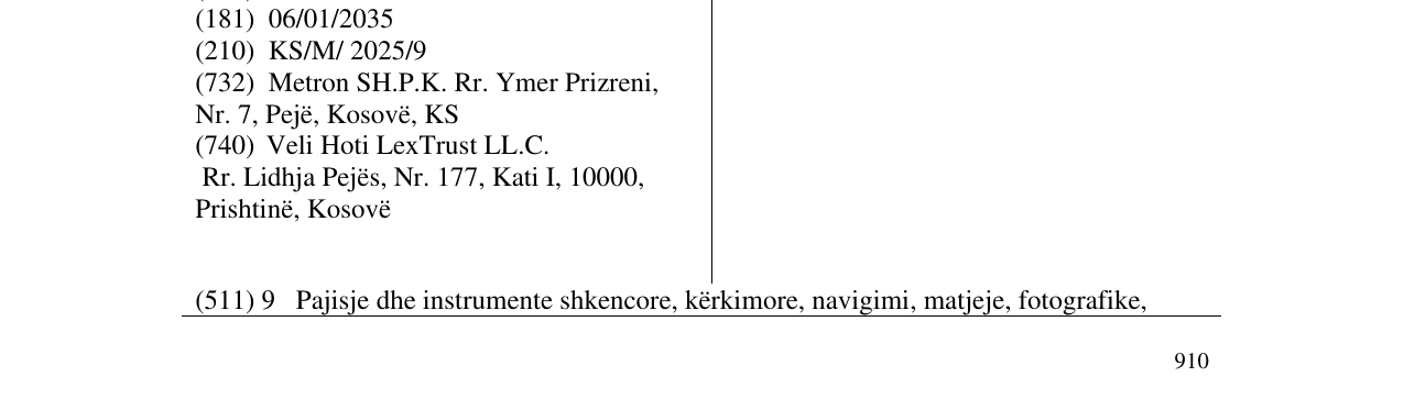Zëri i markës mes në buletin