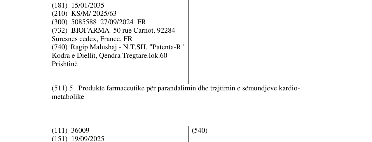 Zëri i markës AURZUA në buletin